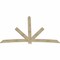 Ekena Millwork Alberta Rough Sawn Timber Gable Bracket, Douglas Fir, 108"W x 72"H x 2"D x 6"F, 16/12 Pitch GBW108X72X0206ALB00RDF - alternate 2